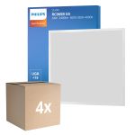 Fordelspakke 4x Philips LED Panel Ledinaire RC065B 28W 3400lm - 830-835-840 CCT | 60x60cm - UGR <19