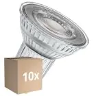 Fordelspakke 10x Ledvance LED Spot GU10 PAR16 2.4W 230lm 36D - 930 Varm Hvid | Bedste Farvegengivelse - Dæmpbar - Erstatter 35W